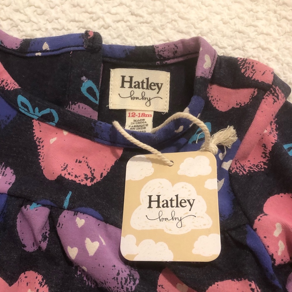 NEW Hatley Apple Dress 12-18 Months - Picture 4 of 9